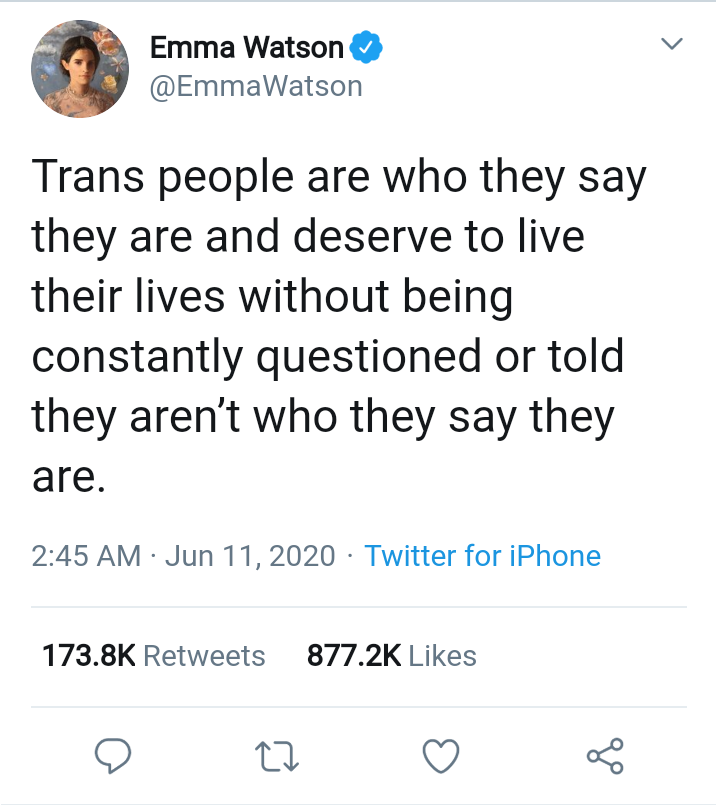 J.K. Rowling responds to the criticism for her alleged transphobic tweets on sex and gender issues