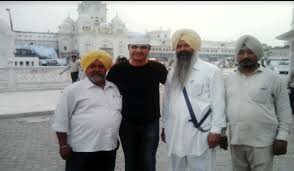 Major Ali Shah With Sikh Community