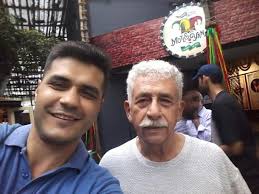 Major Ali Shah with Naseeruddin Shah