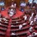 Opposition lawmakers walk out of Rajya Sabha on Tuesday,