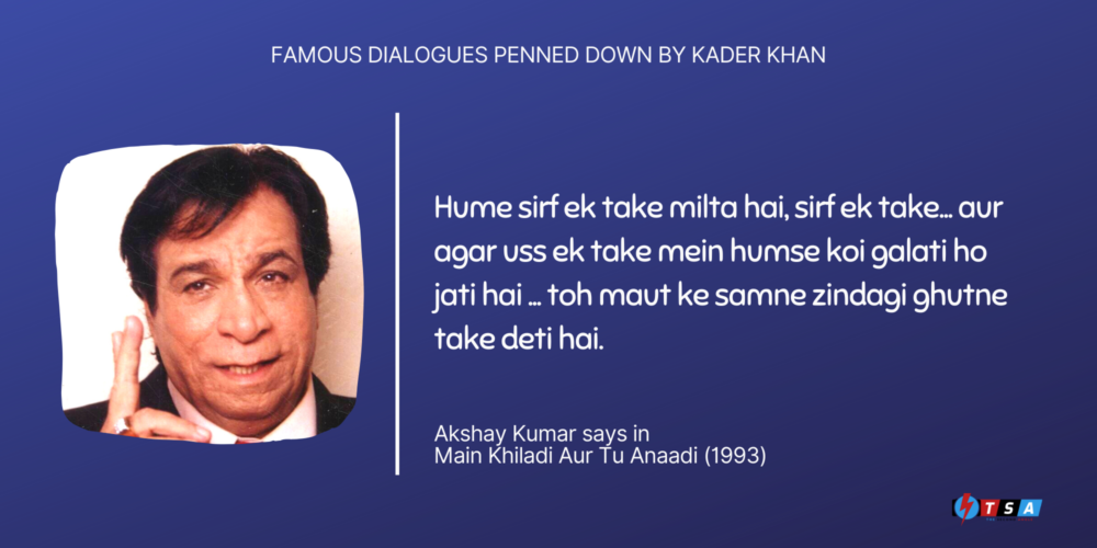 Remembering Legendary Kader Khan as the “Dialogue Writer No. 1”