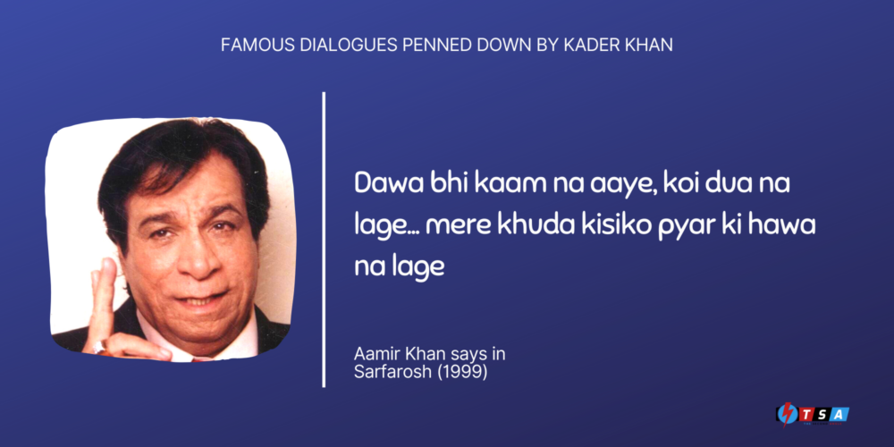 Remembering Legendary Kader Khan as the “Dialogue Writer No. 1”