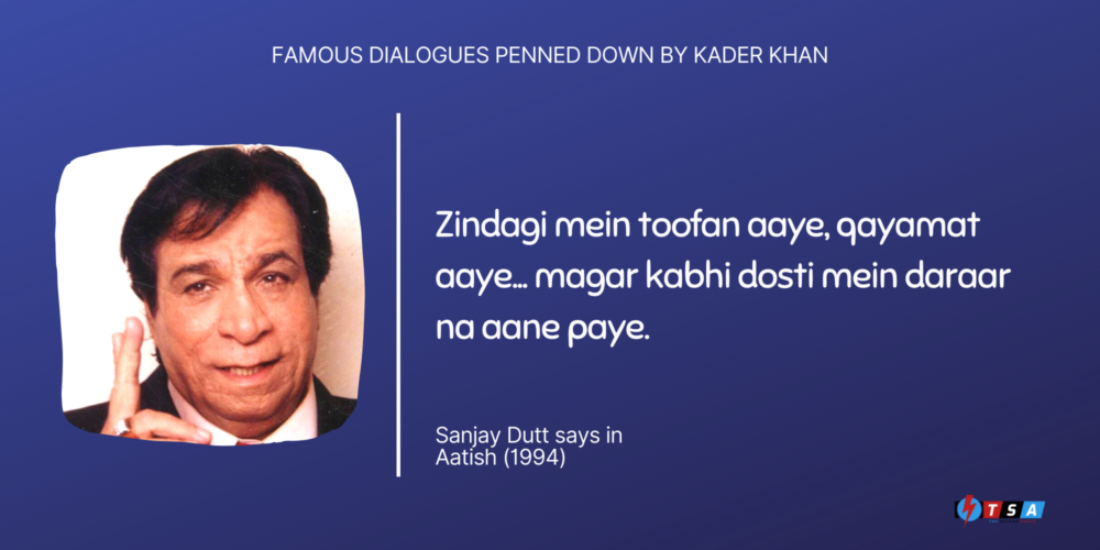 Remembering Legendary Kader Khan as the “Dialogue Writer No. 1”