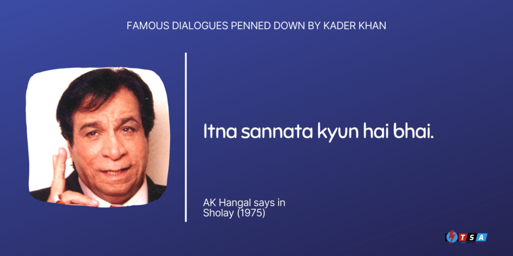 Remembering Legendary Kader Khan as the “Dialogue Writer No. 1”