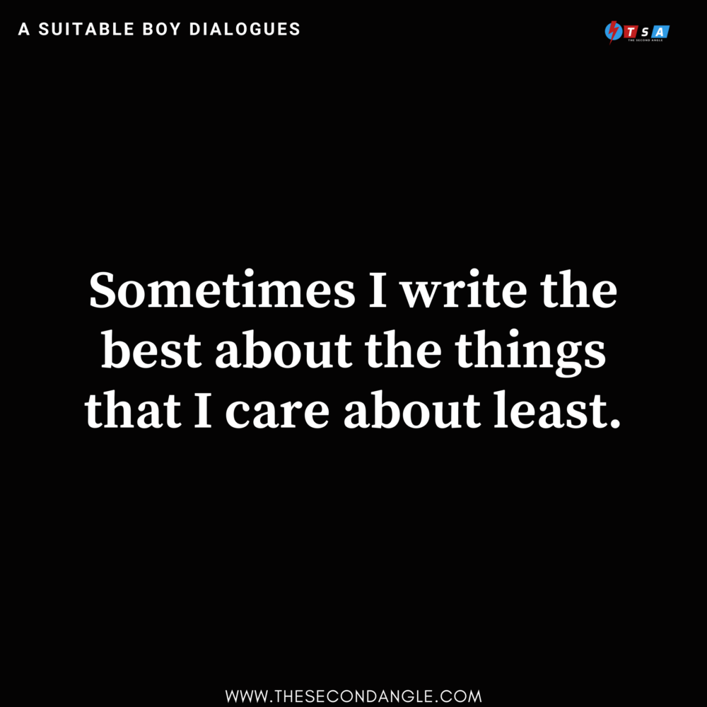 10 Quotes You Should Love If You Have Read/Seen A Suitable Boy