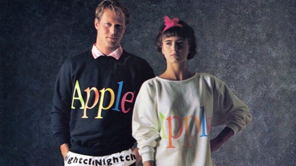 Apple started clothing 1986