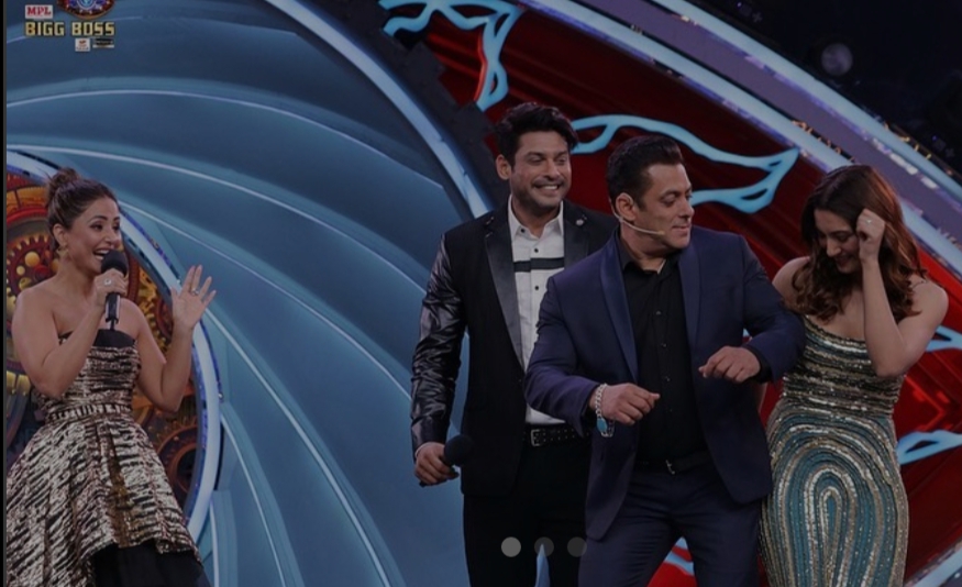 Sidharth Shukla, Hina Khan and Gauhar Khan