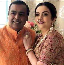 Mukesh Ambani with Nita Ambani