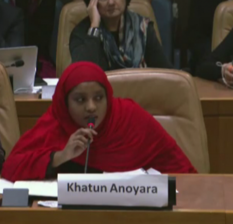 “Be the change you want to see in the world”; Young girls thriving global targets