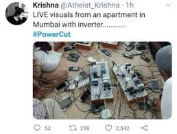 Netizens and their fun style; Hilarious memes amidst Mumbai power cut