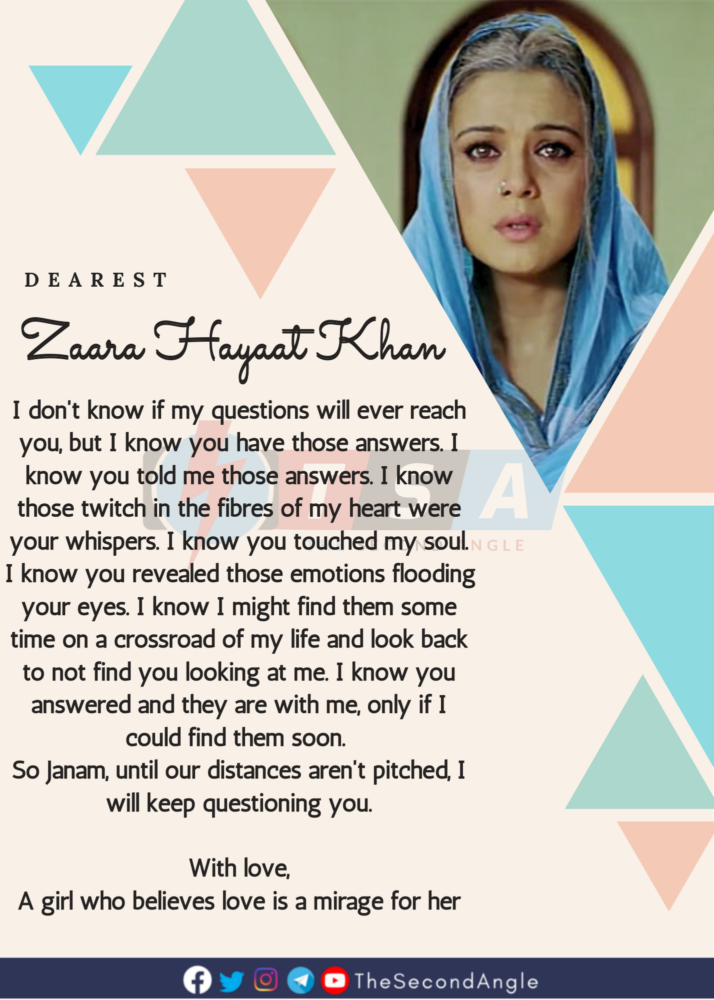 16 Years of Veer Zaara: Heartfelt Letters To Veer, Zaara and Saamiya