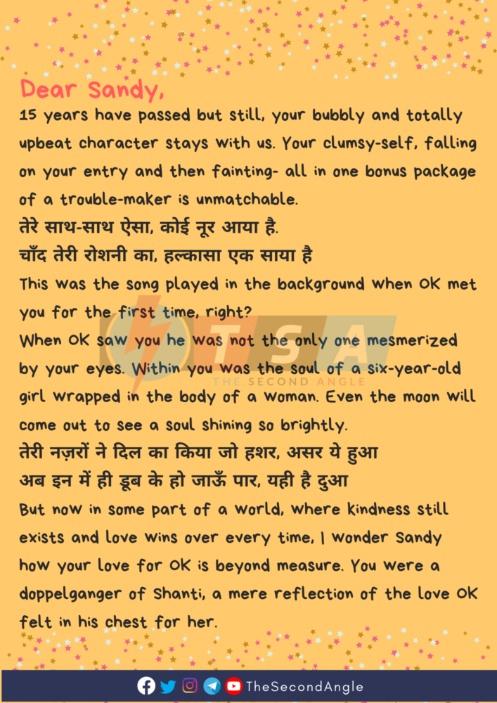 13 Years Of OM SHANTI OM: Heartfelt Letters To Om, Pappu & Sandy