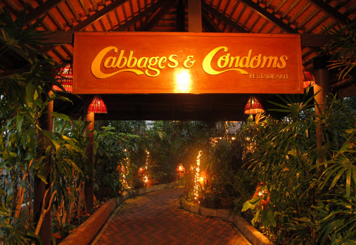 Bangkok cabbagesandcondoms restaurant