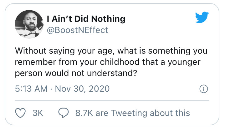 Childhood Twitter