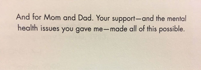 10 Hilarious Book Dedications That You Might Not Just Gloss Over
