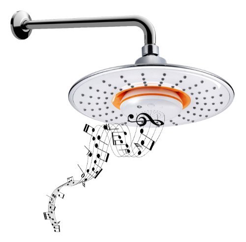 Waterproof speaker for shower