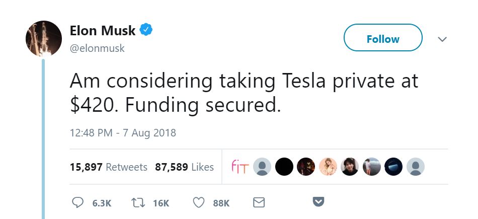 Musk tweet