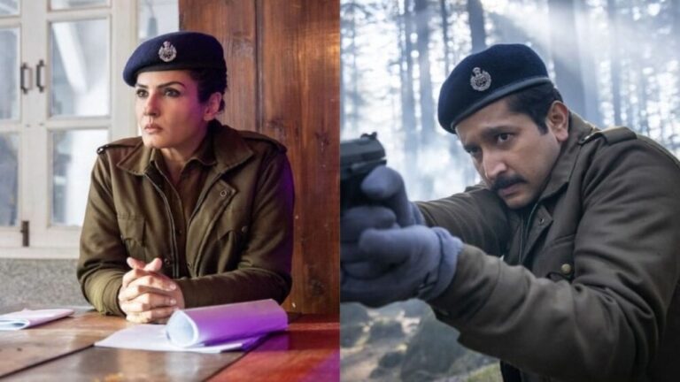 Raveena Tandon, who plays SHO Kasturi Dogra in Netflix's Aranyak