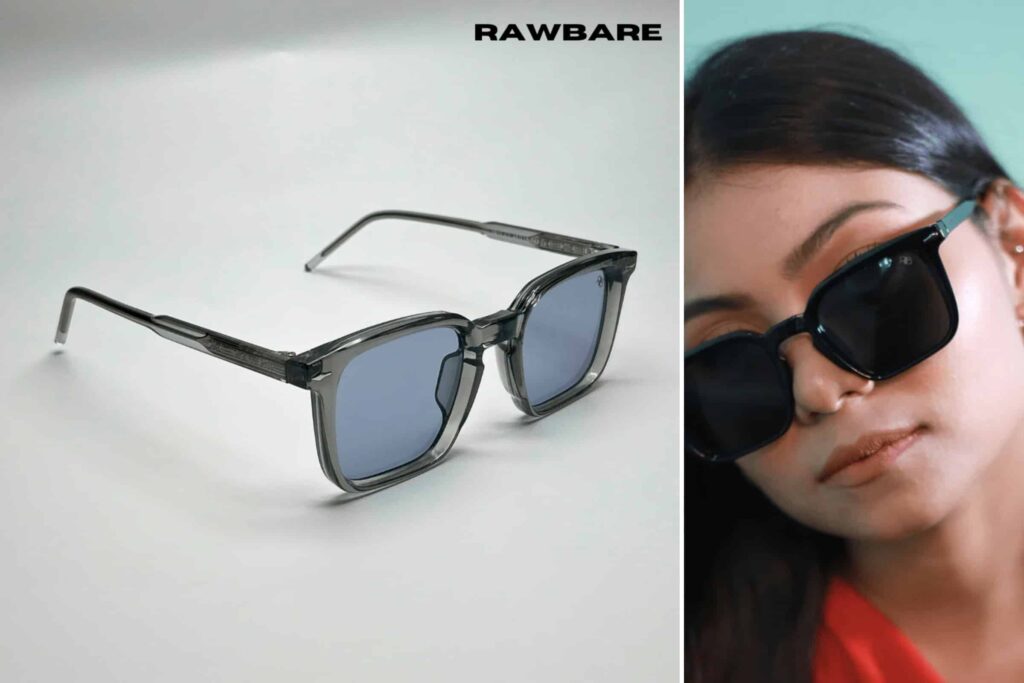 Rawbare sunglasses in different frame styles