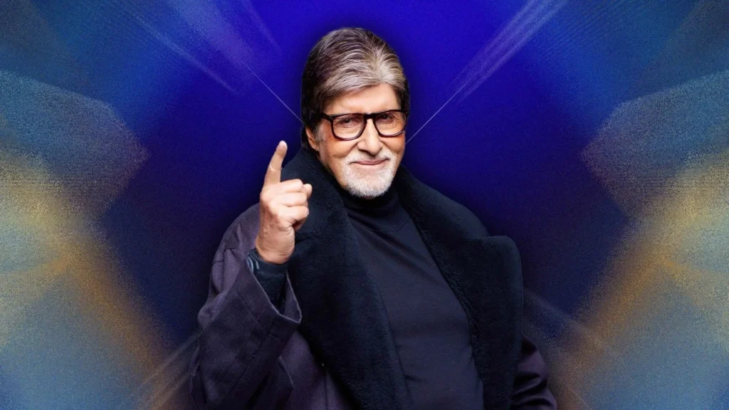 Amitabh Bachchan hosting Kaun Banega Crorepati on Sony TV