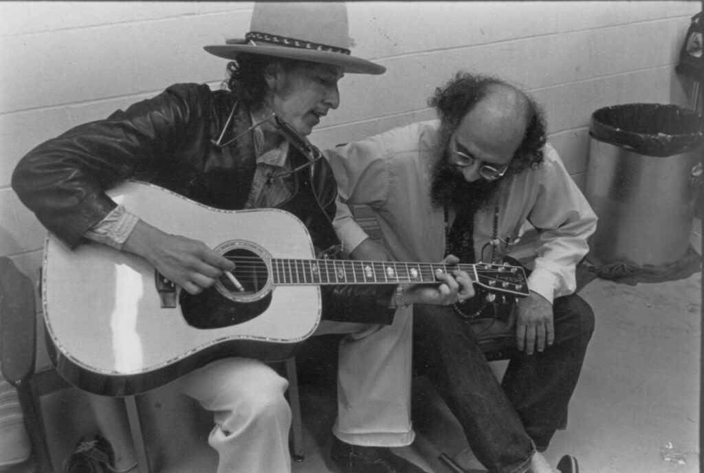 Poet Allen Ginsberg, whose life inspired the films Howl and Kill Your Darlings