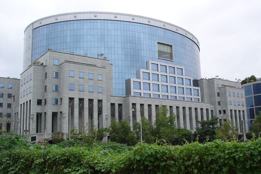 Bandra Kurla Complex in Mumbai, home to the Jio Drive-In rooftop theatre