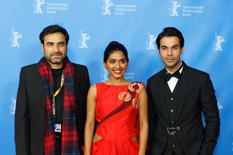 Pankaj Tripathi, Anjali Patil and Rajkummar Rao World Premiere Newton Zoopalast Berlinale 2017 02