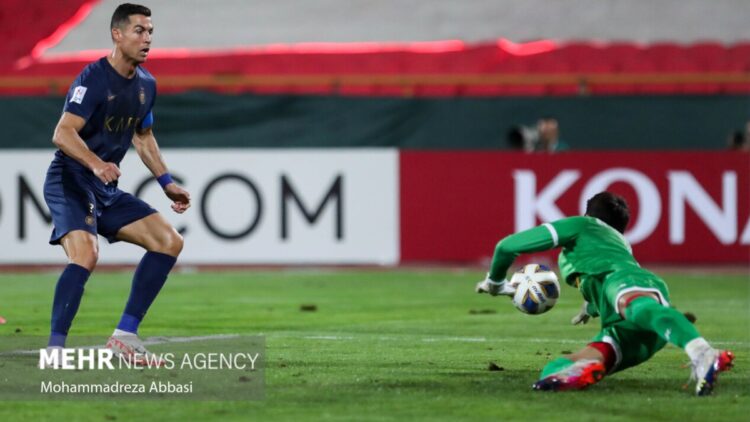 Cristiano Ronaldo playing for Al-Nassr