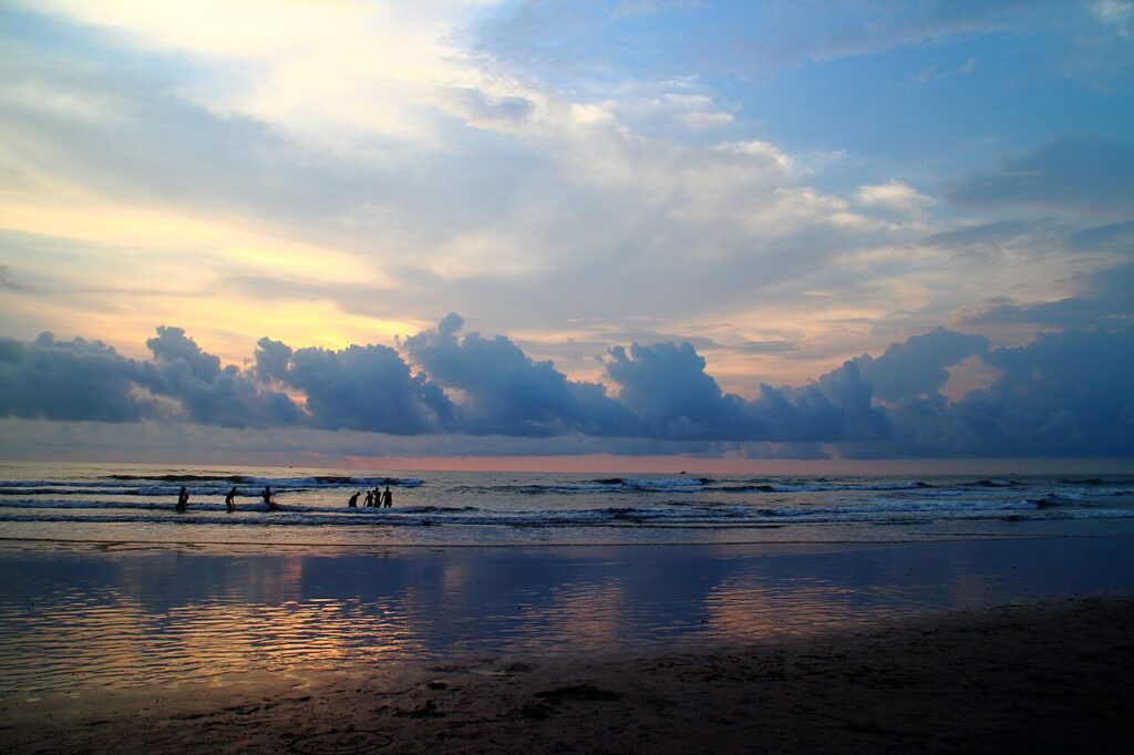 Ganapatipule beach on the Konkan coast in Ratnagiri, Maharashtra