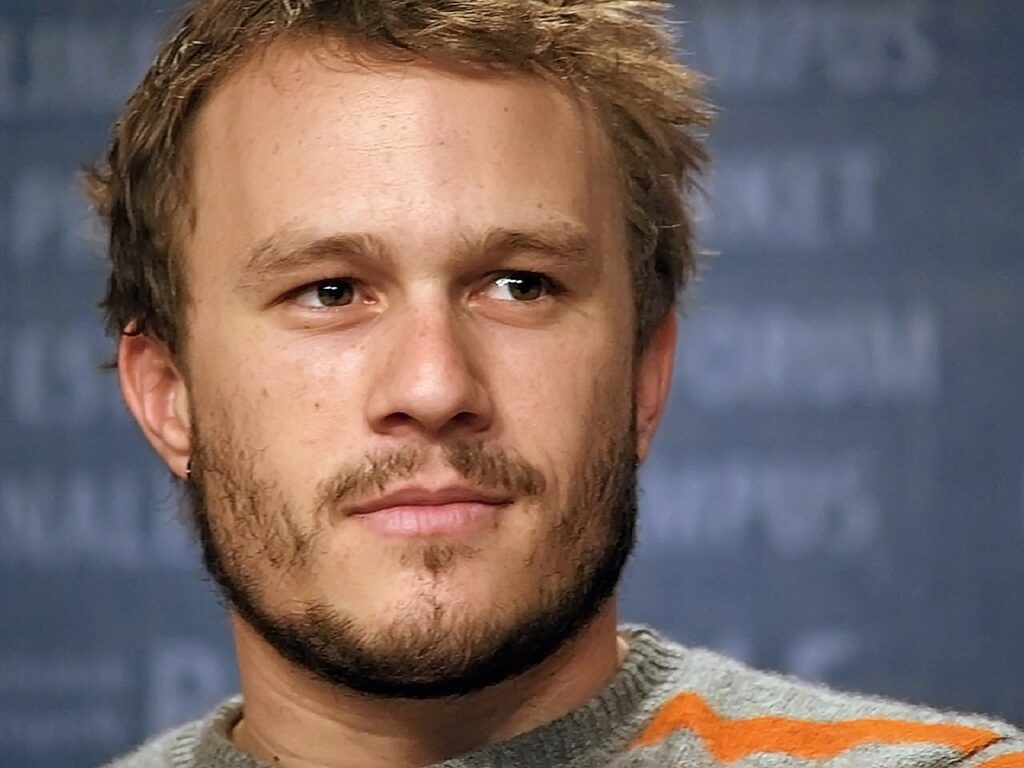Actor Heath Ledger, who played the Joker in The Dark Knight