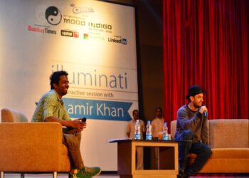Aamir Khan at Mood Indigo 2013