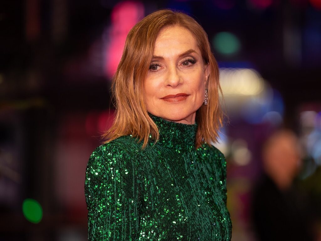French actor Isabelle Huppert, lead of The Piano Teacher, at a film festival