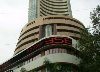 Bombay Stock Exchange building in Mumbai