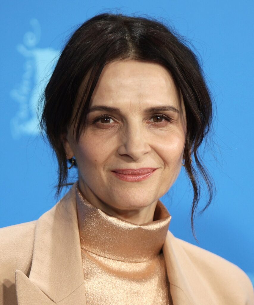 French actor Juliette Binoche, star of The Unbearable Lightness of Being, at a film event