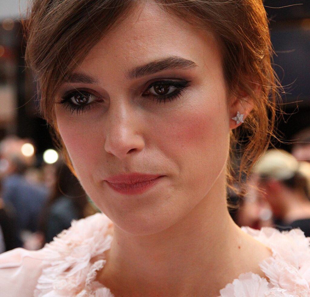 Keira Knightley, who plays Cecilia Tallis in Atonement (2007)