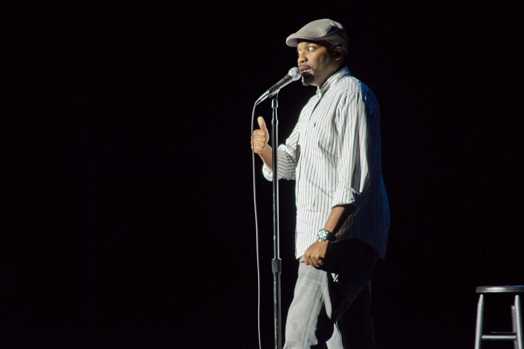 American comedian and actor Kevin Hart at a public event