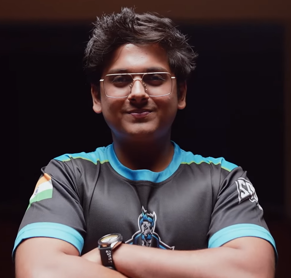 Indian gamer and S8UL co-founder Naman Mortal Mathur