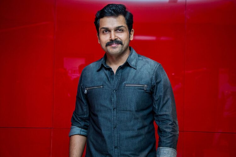 Karthi Sivakumar at Nenjil Thunivirunthal Audio Launch