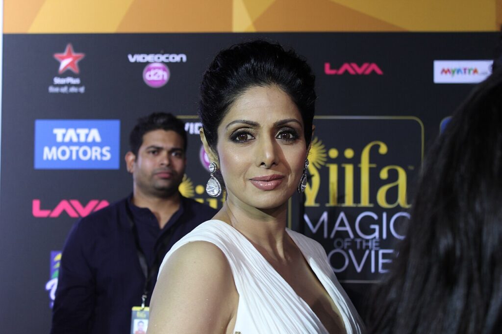 Actor Sridevi, who starred in English Vinglish (2012)