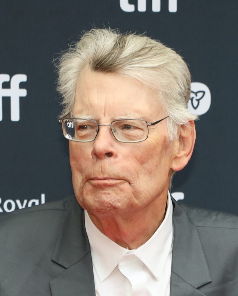 Author Stephen King, whose novels inspired the films and series on this list