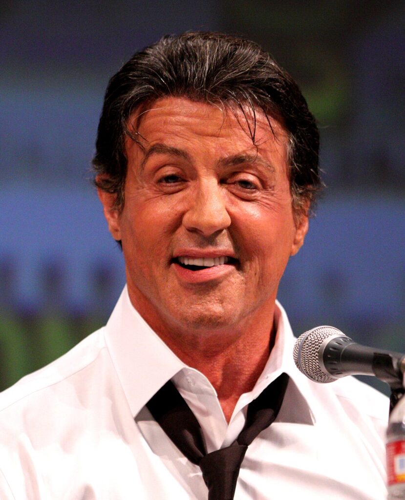 Sylvester Stallone, star and writer of Rocky, one of the best motivational movies