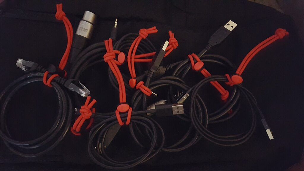 velcro cable organiser ties, one of the useful diwali gift ideas