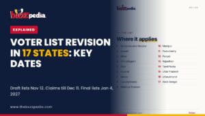 Voter List Revision in 17 States and UTs: SSR Schedule, Key Dates and How to Check Your Name